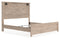 Senniberg Light Brown/White King Panel Bed - SET | B1191-56 | B1191-58 | B1191-99 - Nova Furniture