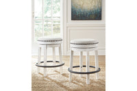 Valebeck White/Black Counter Height Stool - D546-324 - Nova Furniture