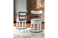 Valebeck White Counter Height Barstool - D546-524 - Nova Furniture